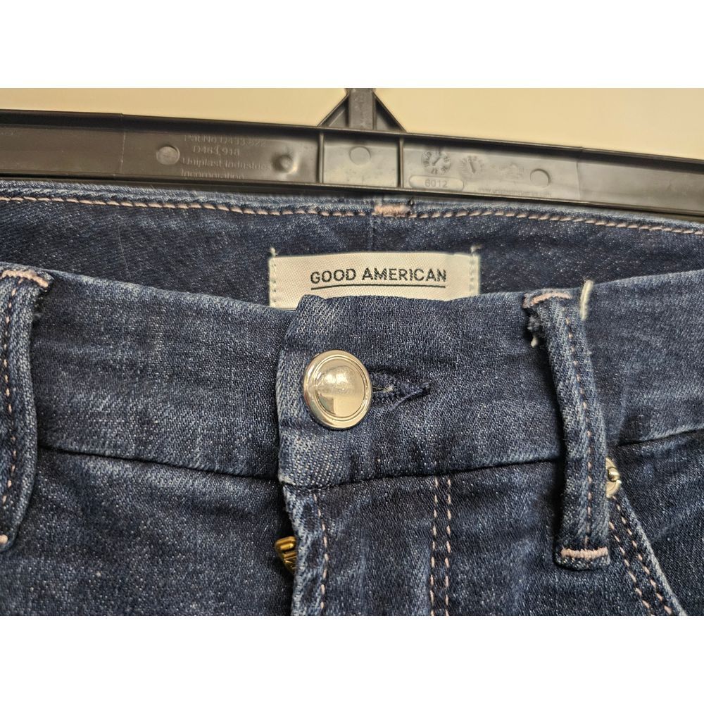 Good American Jeans Blue Denim Good Legs Crop Womens 27 (4) - Picture 2 of 9